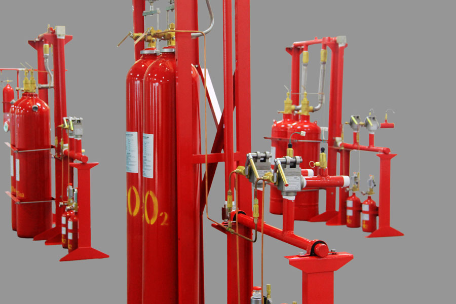 高壓二氧化碳滅火設備